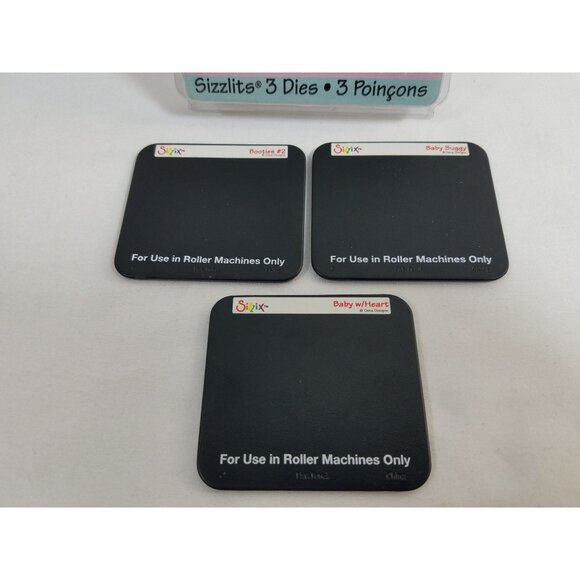 Sizzix Dies Baby set of 3 Set #5 scrapbooking cardmaking - Picture 2 of 4